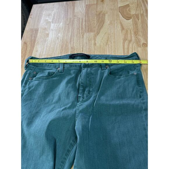 Liverpool Jeans‎ High Rise Ankle Skinny Pants Evergreen Green Size 10/30 - Picture 5 of 9